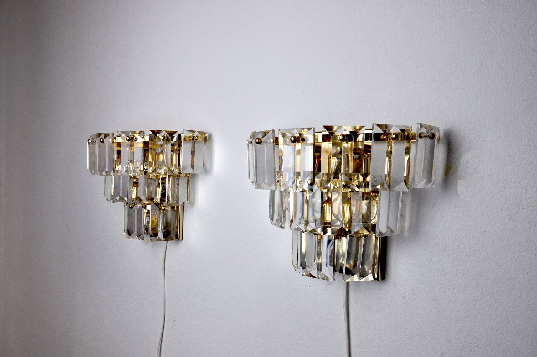 Pair of Kinkeldey appliques, Germany, 1970