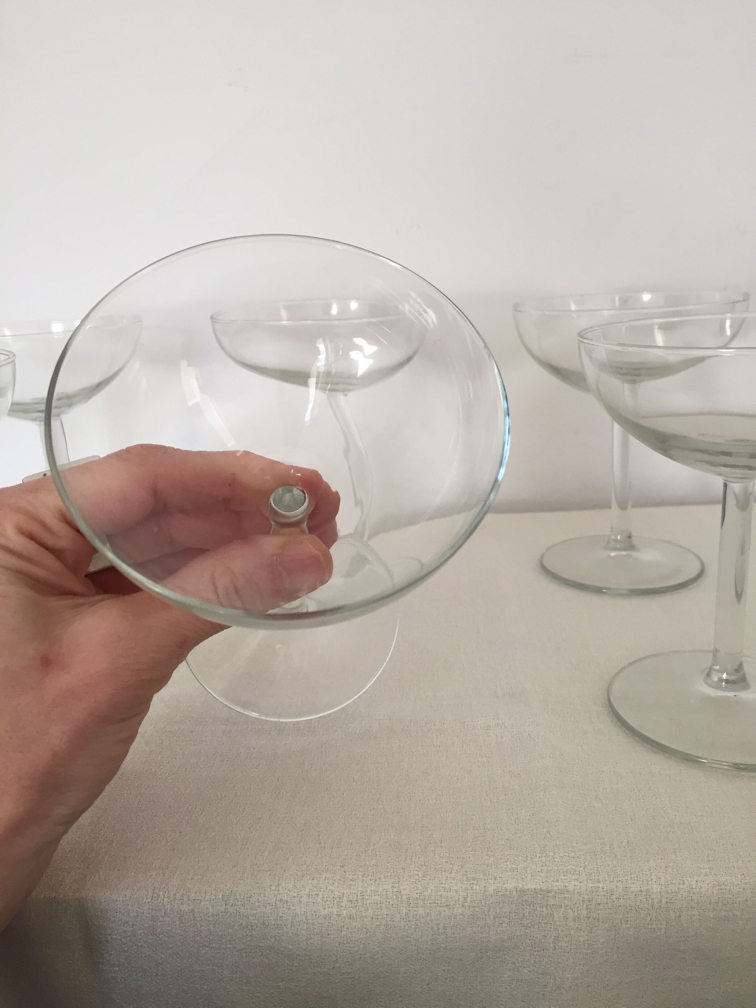 Set of 6 champagne glasses H12,5cm