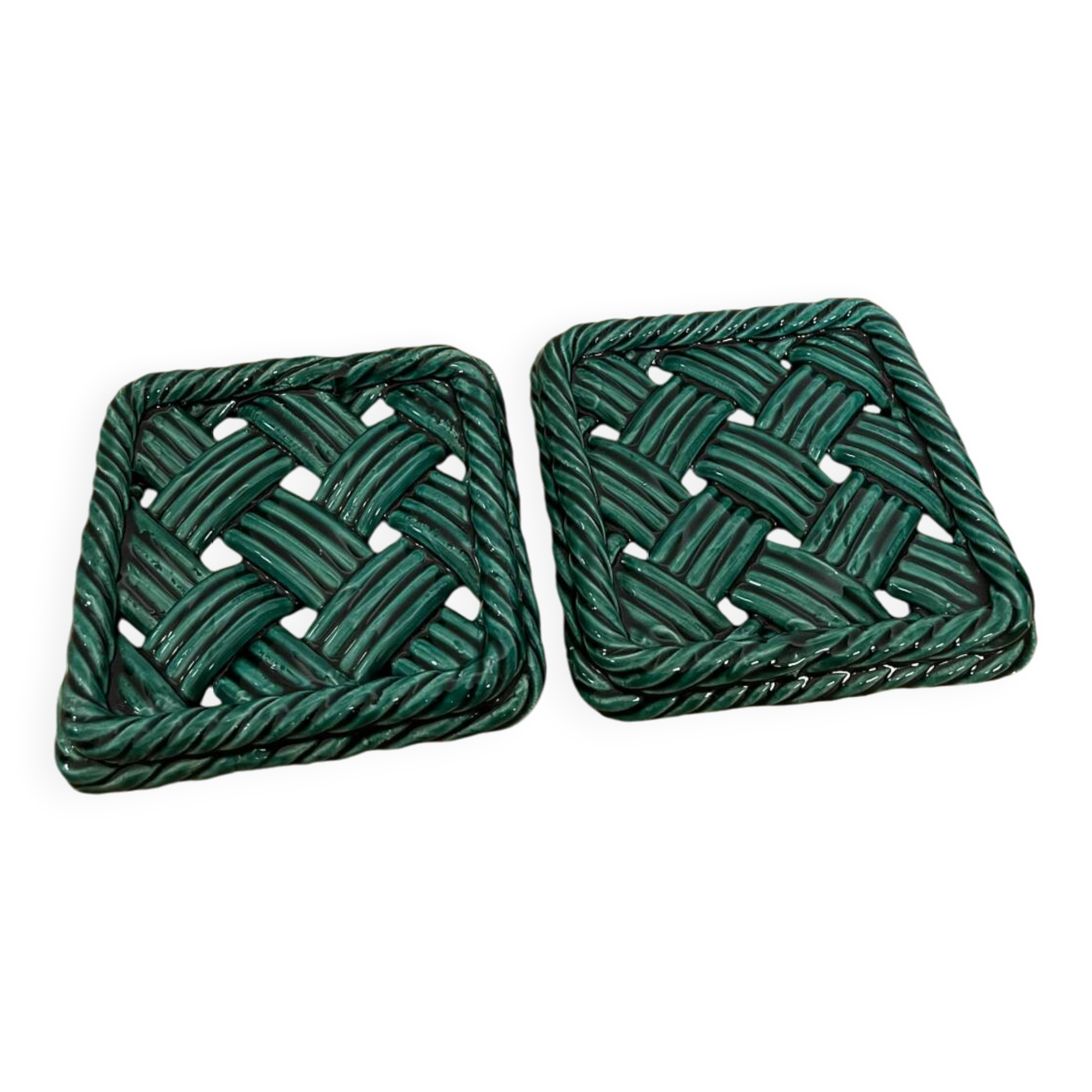 Vallauris coasters and bottle coasters