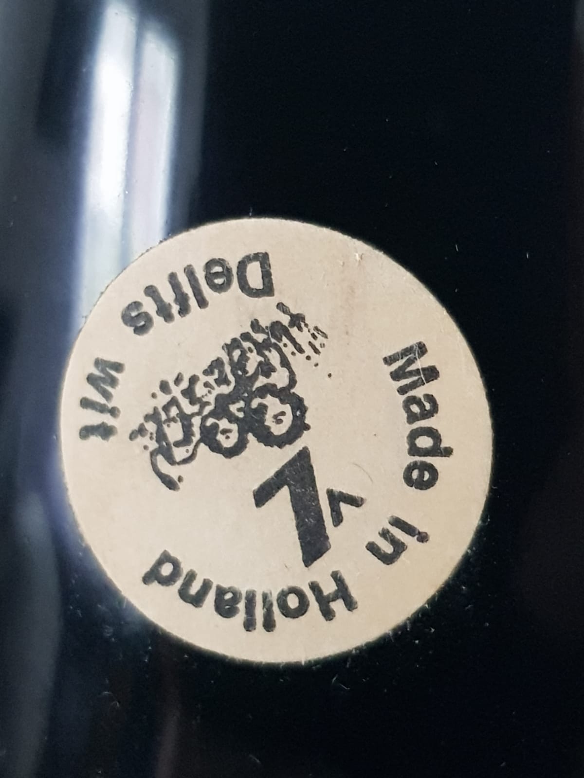 Ceramic lamp Delft 1980