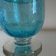 Antique bubble glass vase
