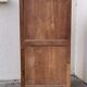Parisian cabinet glazed raw wood nymphs and carved art nouveau decorations