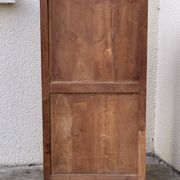 Parisian cabinet glazed raw wood nymphs and carved art nouveau decorations