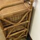 Commode en rotin vintage