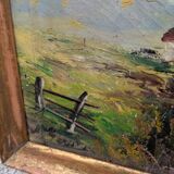 Oil on canvas, old painting