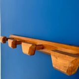 Porte manteau en bois style internat