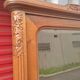 Art Deco oak mirror