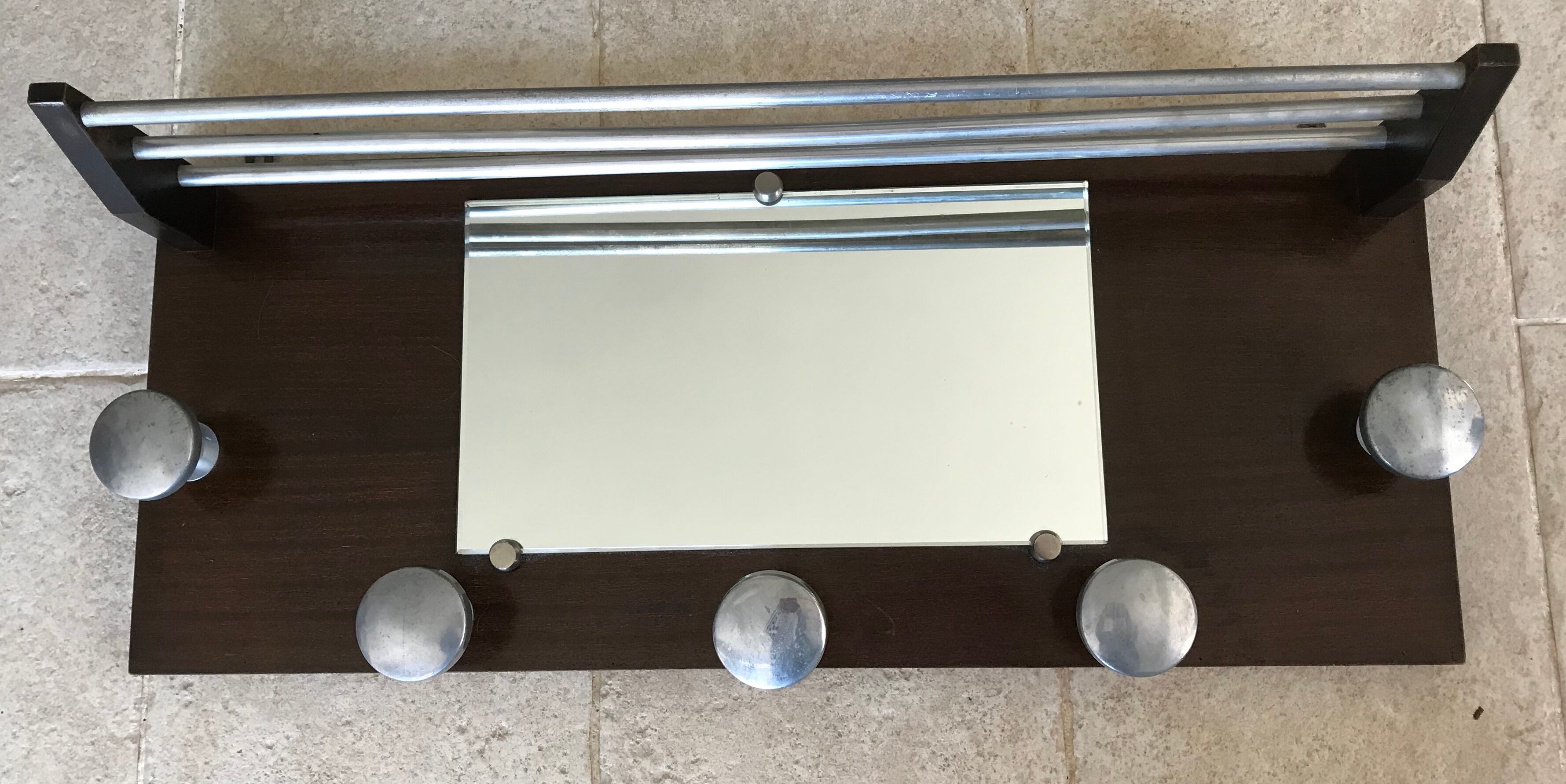 Coat locker room Art deco rosewood