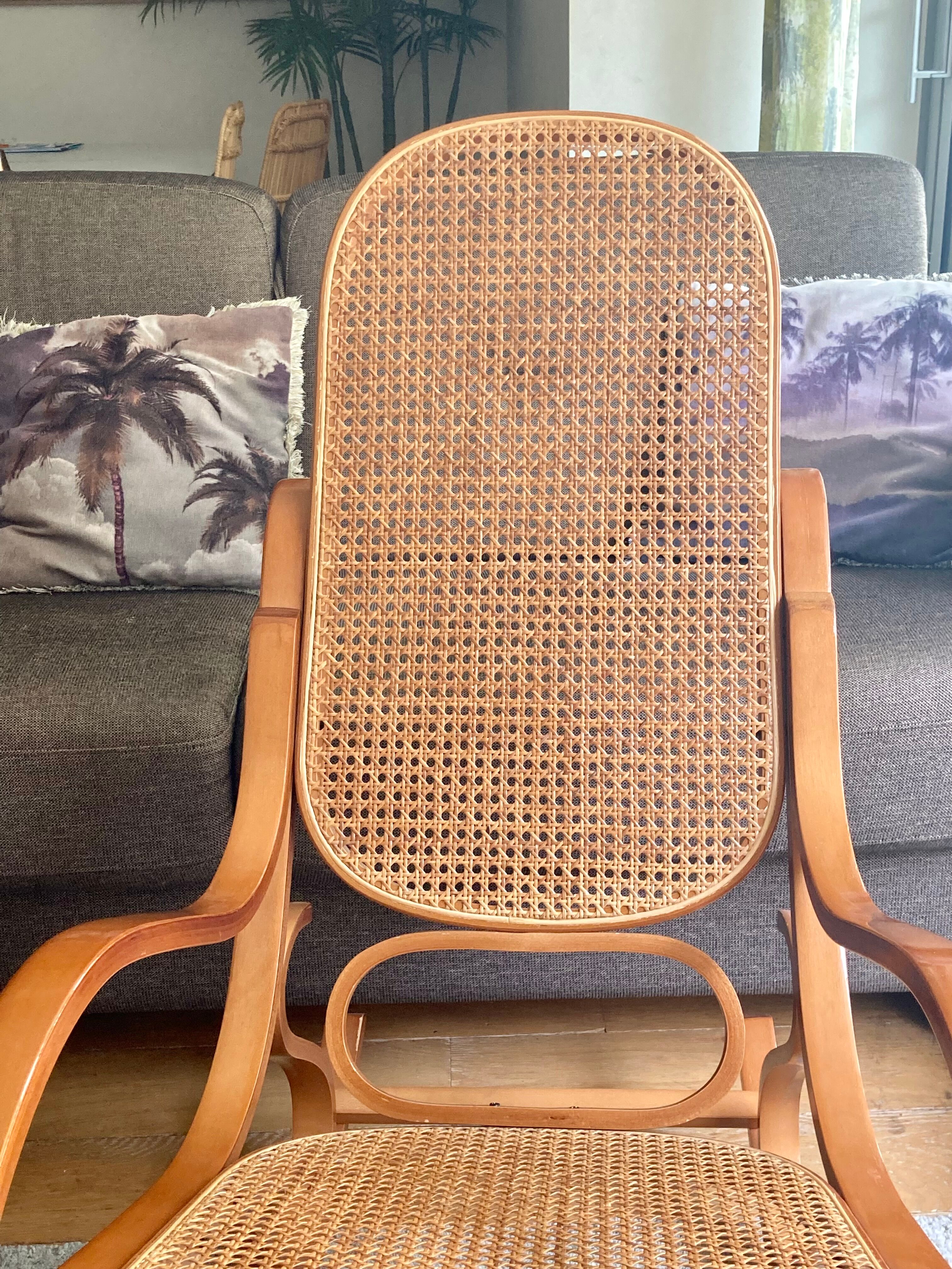 Rattan rocking chair