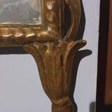 miroir ancien en bois doré du XVIIIe siècle