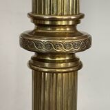 Lampe colonne en laiton circa 1900