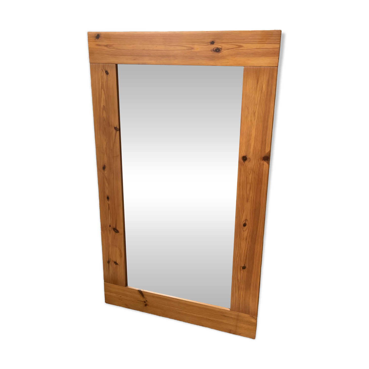 Large pine mirror - 1990s