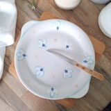 Boch blue pie dish, Belgian made