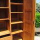 Armoire penderie des années 50 en orme