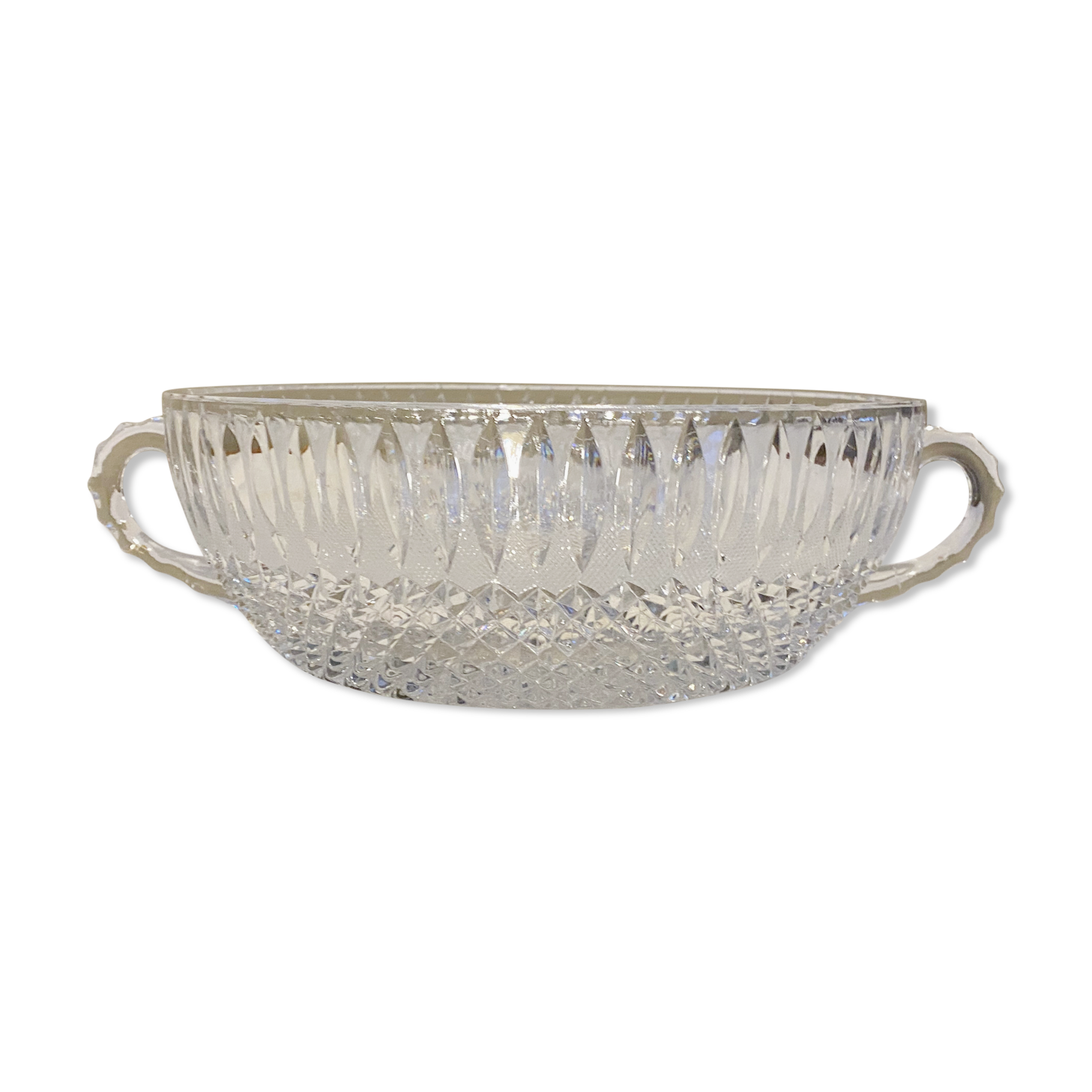 Cut crystal bowl Circa 1950