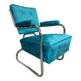Fauteuils Bauhaus Chromés Extravagants