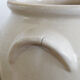 Large old stoneware confit pot