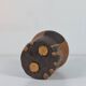 Organic ceramic vase, handmade, 1980