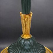 Flamboyant Pair of Candelabra/Chandeliers Solid Bronze Empire Style