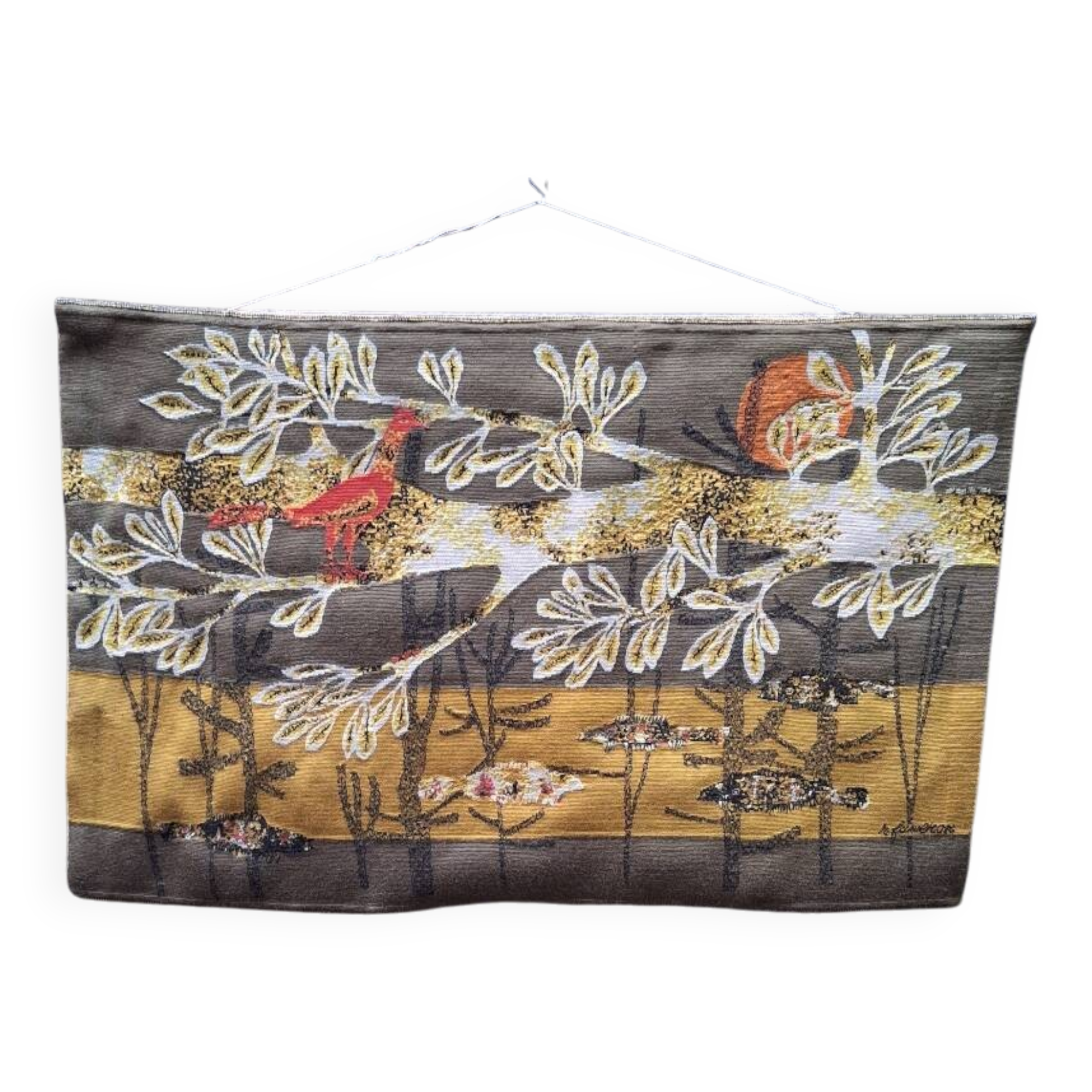 Tapisserie d'aubusson Cybele René Fumeron