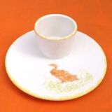Earthenware egg cup