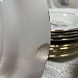 Set of 4 dessert plates Gien model Tokio diameter 18.5 cm