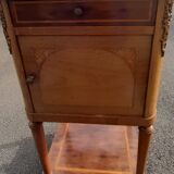Pink marble bedside table
