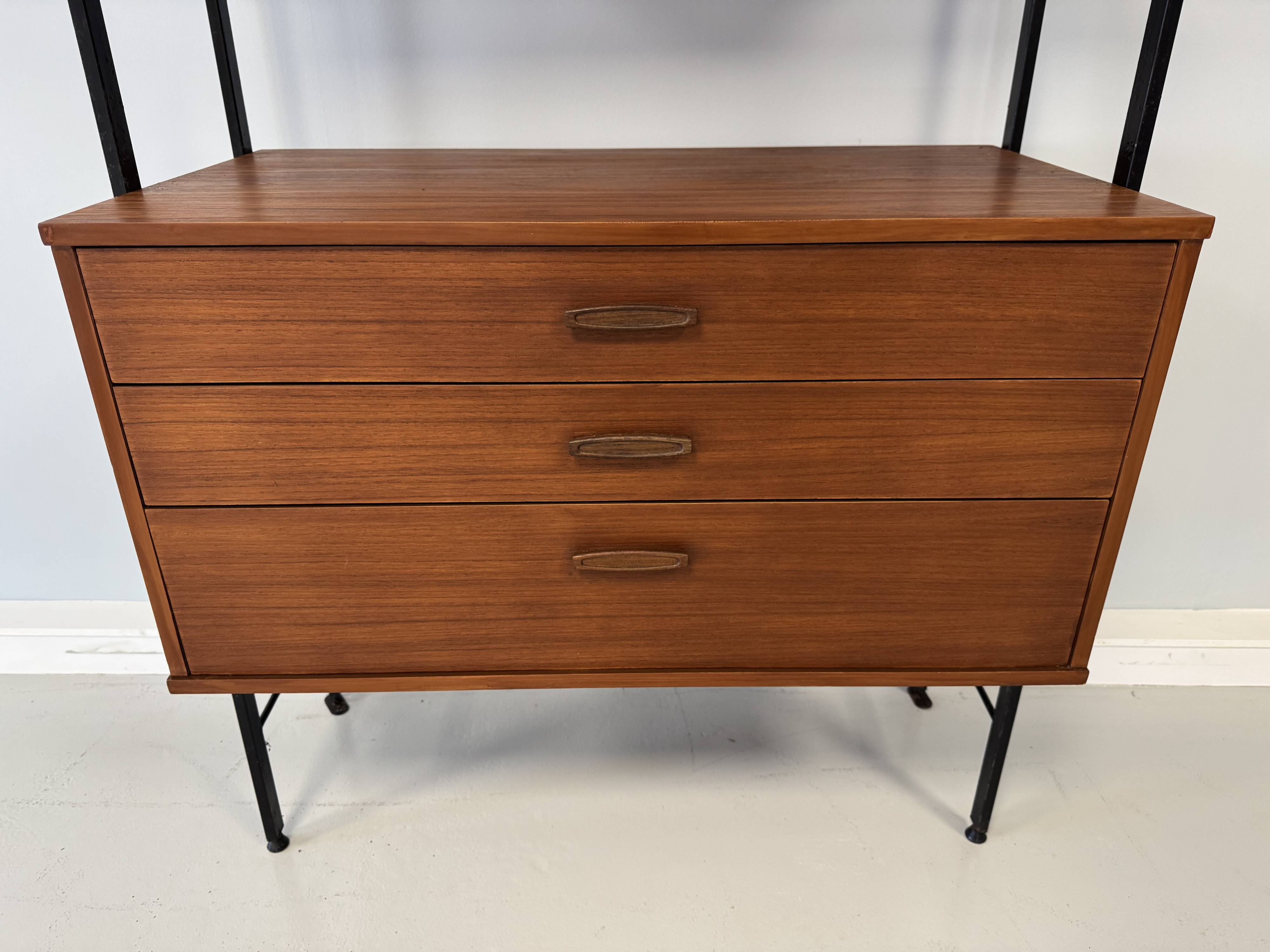 Bibliothèque, meuble de rangement par Avalon, années 1960