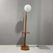 Lampe de sol art déco, années 1930, Tchécoslovaquie