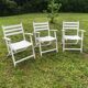 5 garden chairs 1970-1980