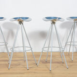 4 model jamaica bar stools by Pepe Cortés for Amat, 1990s, set of 4