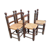 4 chairs mulched