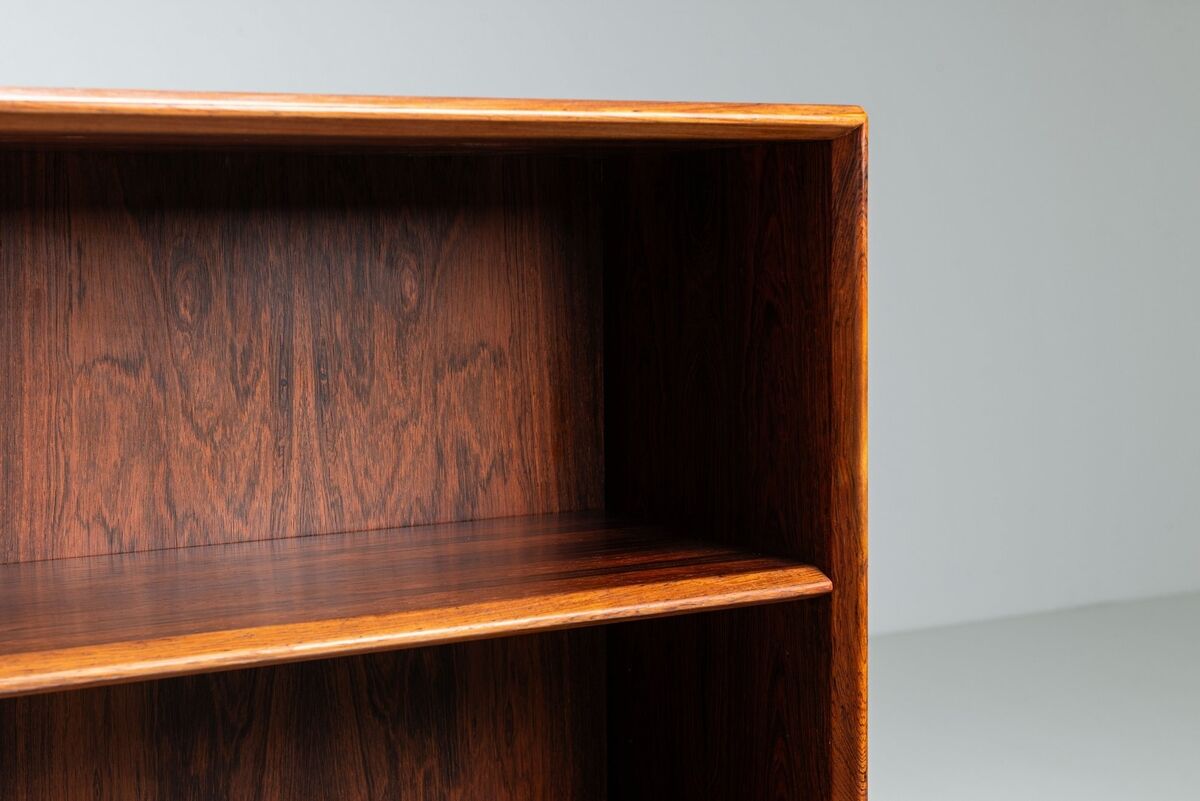 Ejvind Johansson bookcase in rosewood Ivan Gern Denmark 1960