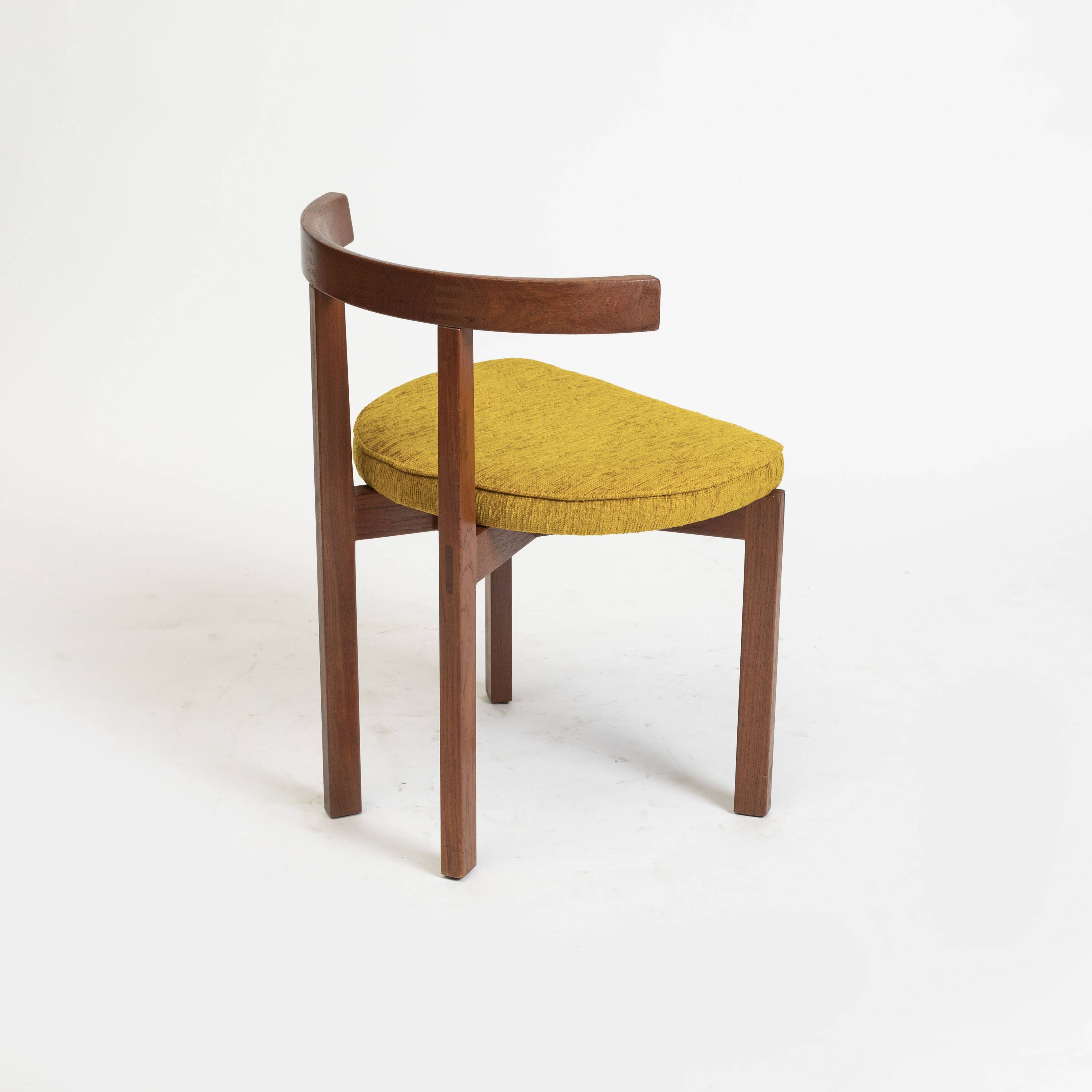 Set of 5 teak dining chairs by Inger Klingenberg for  France & Søn, Denmark