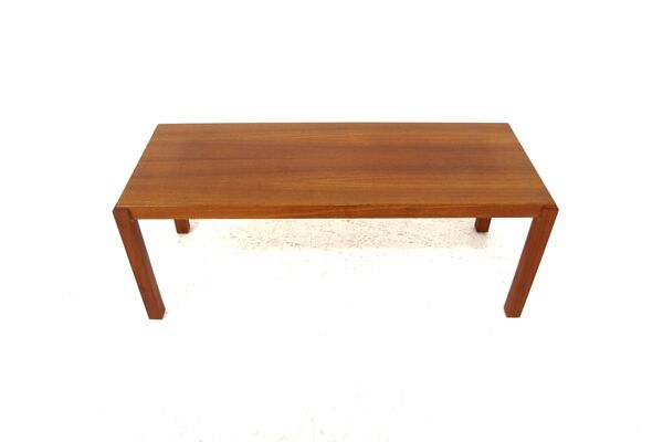 Table basse minimaliste scandinave en teck, suède, 1960