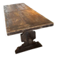 Brutalist closed table