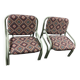 (Lot) 2 Italian armchairs from the 80s (restored)