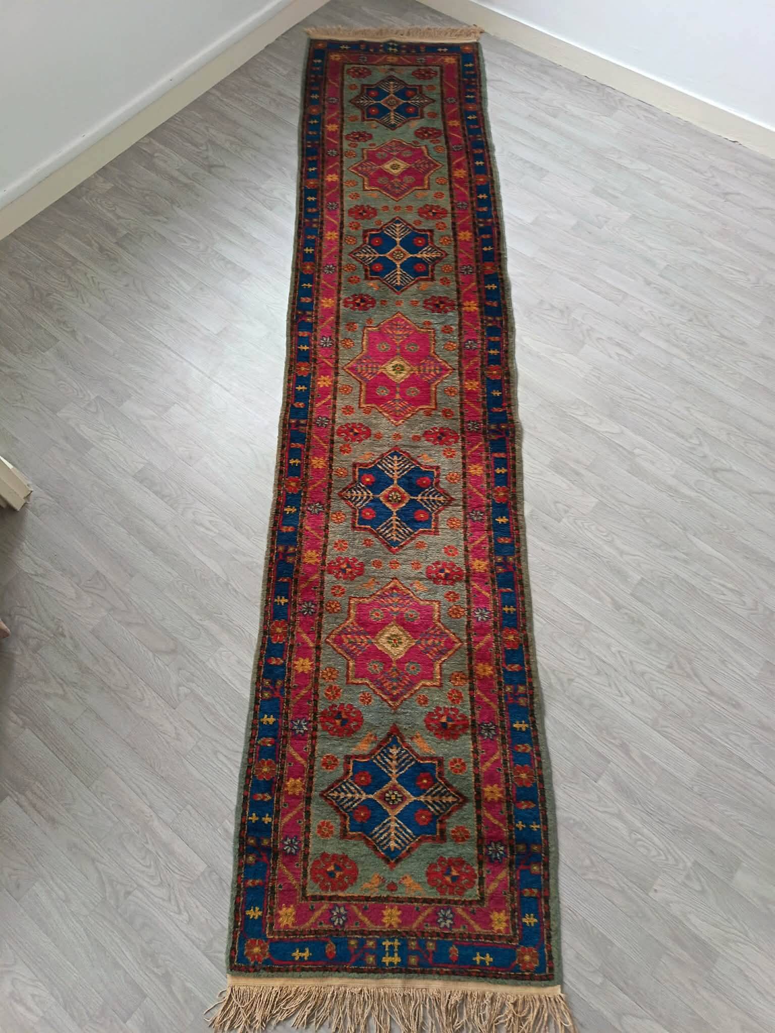 Handmade Shirvan Hallway Rug