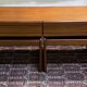 Coffee table with 2 tables in teak - 70s