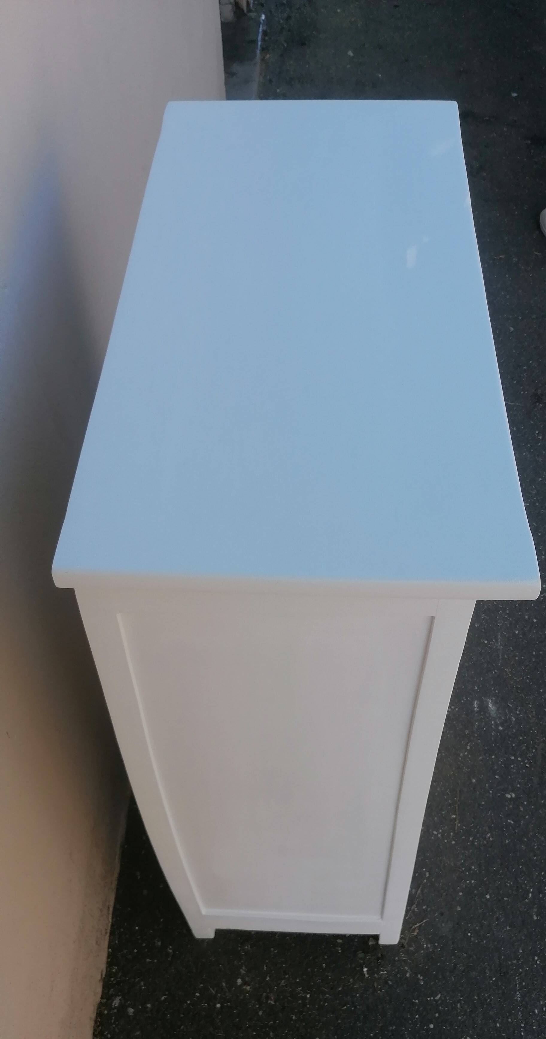 Very beautiful vintage Parisian furniture with 2 white doors from 1940