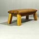 Leather Bench, 1950s II
