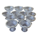 Set of 12 Art Deco ice cream bowls