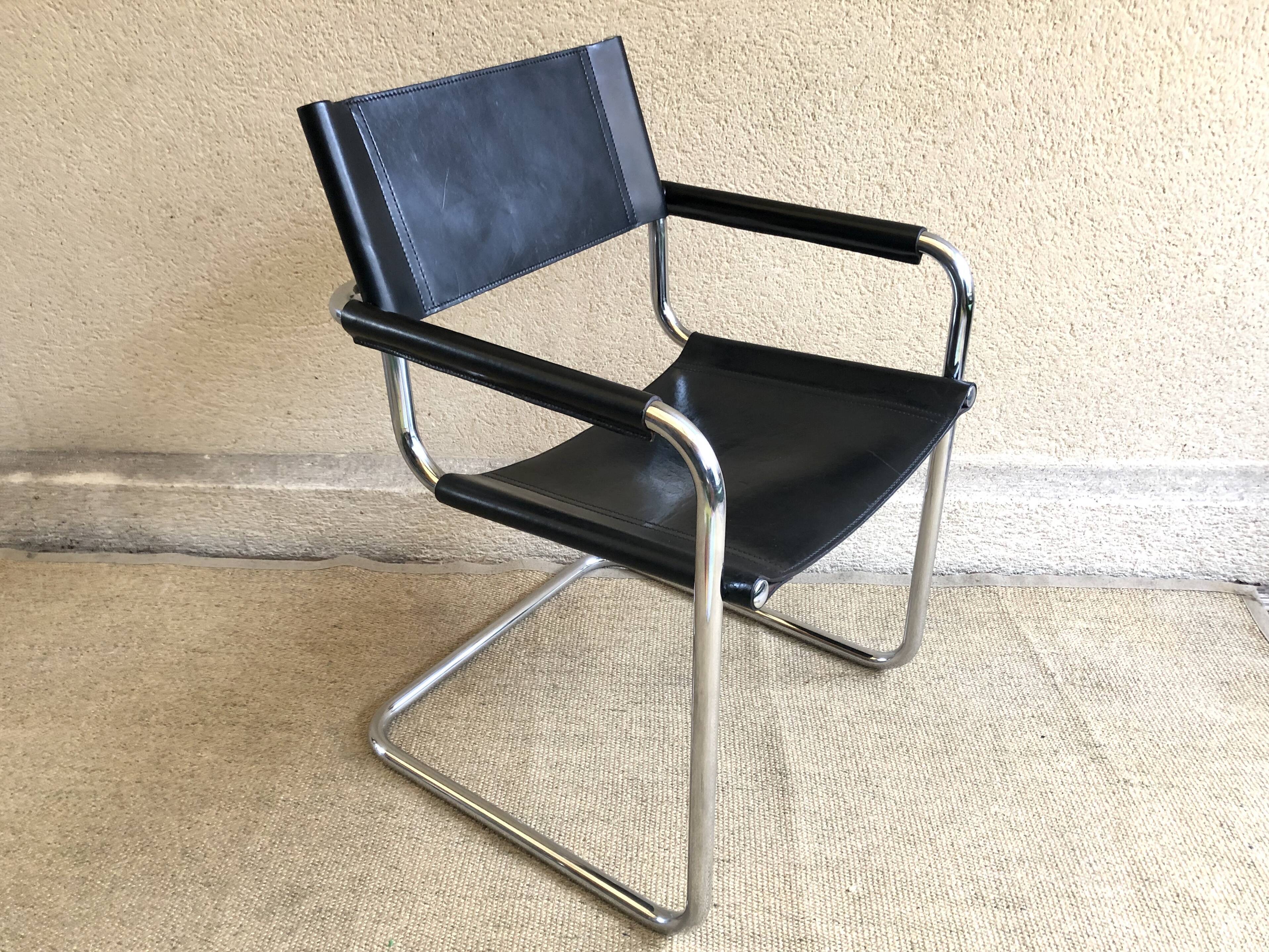 Cantilever S34 design Mart Stam armchair 80