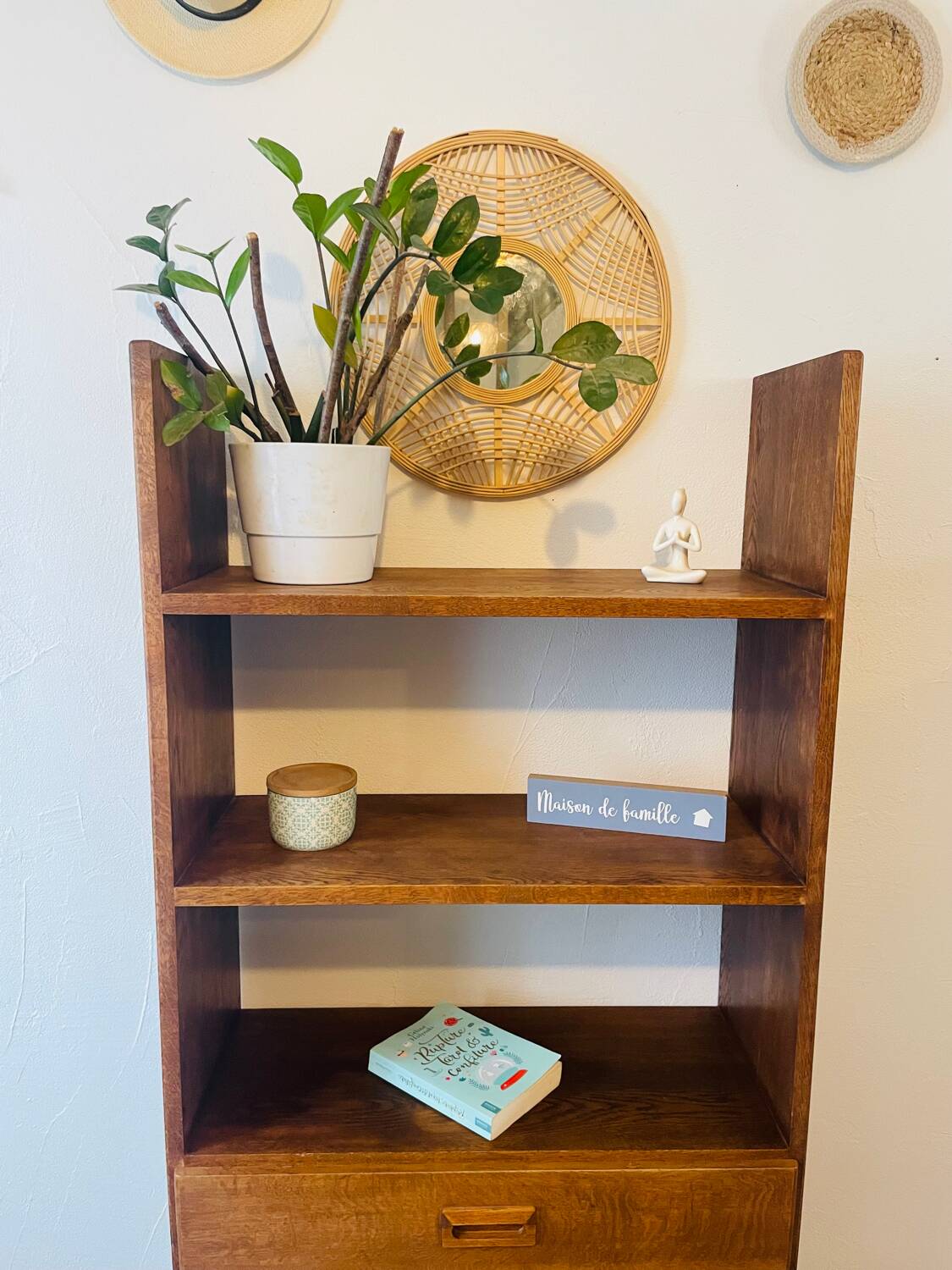 Vintage bookshelf