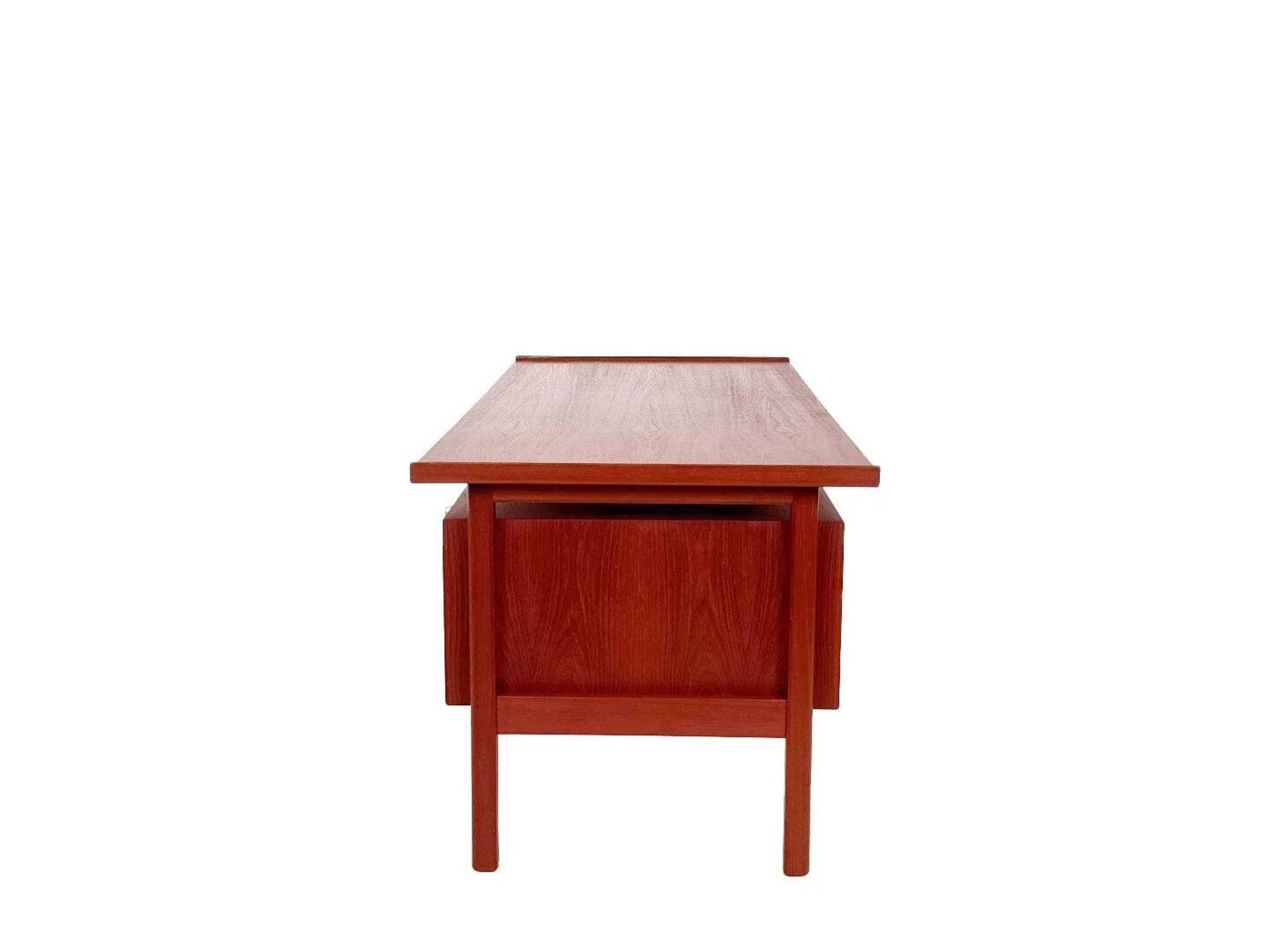 Vintage desk model 75 by Niels Clausen in teak - NC Møbler, Denmark 1960s