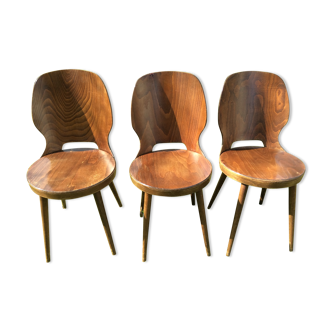 3 bistro chairs