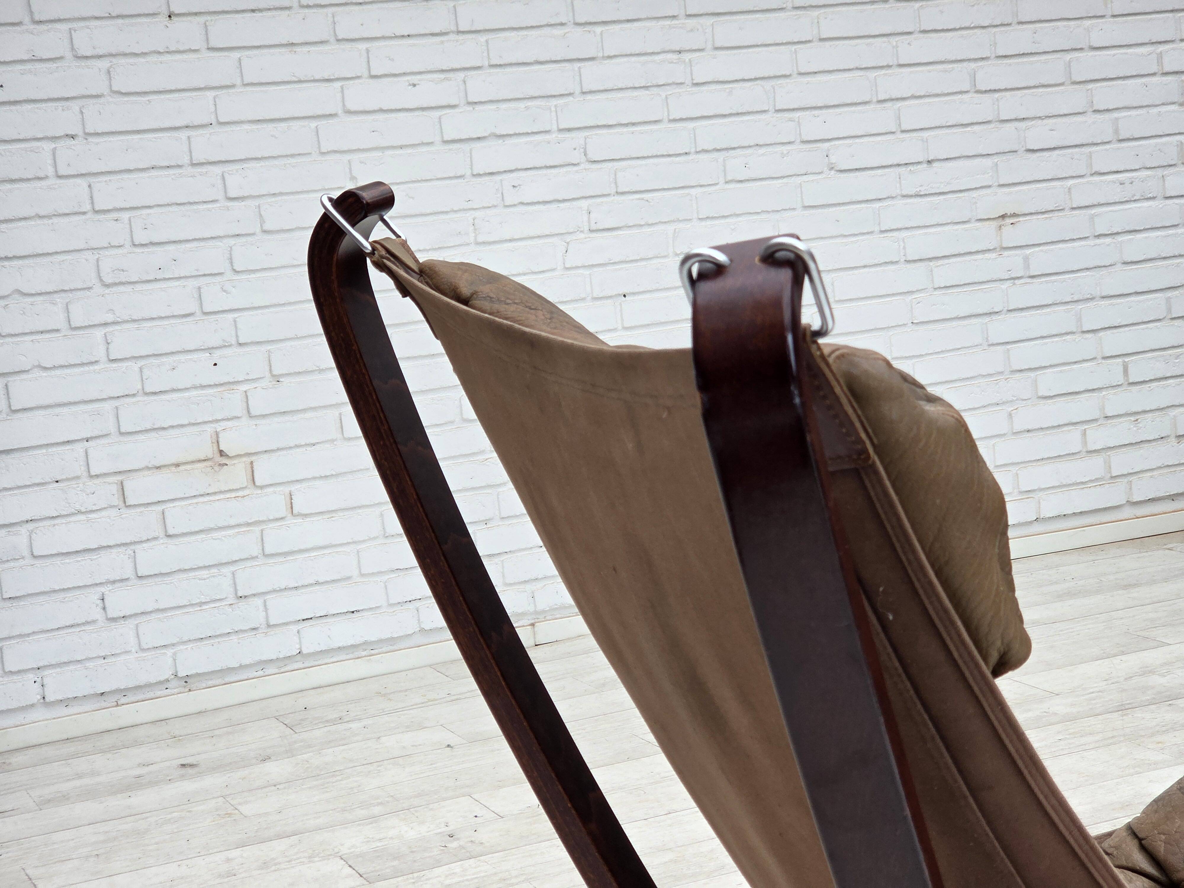 1970s, Norwegian design by Sigurd Ressel, armchair model "Falcon".
