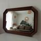 Vintage octagonal mirror from the 70s/80s.