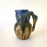 Flamed stoneware pitcher, 1900
