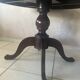 Table ronde en bois massif
